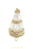 Gold Finished Navratan Jadau Passa By PTJ Exclusive