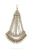 Gold Finished Kundan Pearl Passa By PTJ Exclusive