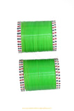 Parrot Green Colour Traditional Bridal Chura By PTJ