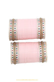 Pink Colour Dotted Pearl Bridal Chura By PTJ