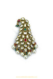 Gold Finished Ruby Emerald Kalgi | Punjabi Traditional Jewellery Exclusive