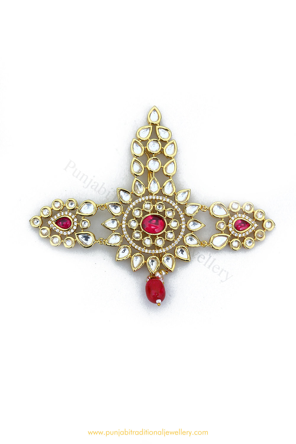 Gold Finished Kalgi | Punjabi Traditional Jewellery Exclusive