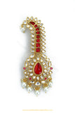 Gold Finished Ruby Kalgi | Punjabi Traditional Jewellery Exclusive