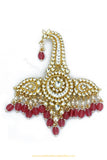 Gold Finished Pink Kundan Kalgi | Punjabi Traditional Jewellery Exclusive