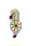 Gold Finished Ruby Kundan Kalgi | Punjabi Traditional Jewellery Exclusive