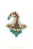 Gold Finished Ruby Emerald KundanKalgi | Punjabi Traditional Jewellery Exclusive