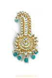 Gold Finished Emerald Kundan Kalgi | Punjabi Traditional Jewellery Exclusive