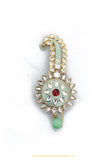 Gold Finished Ruby Emerald Kundan Kalgi | Punjabi Traditional Jewellery Exclusive