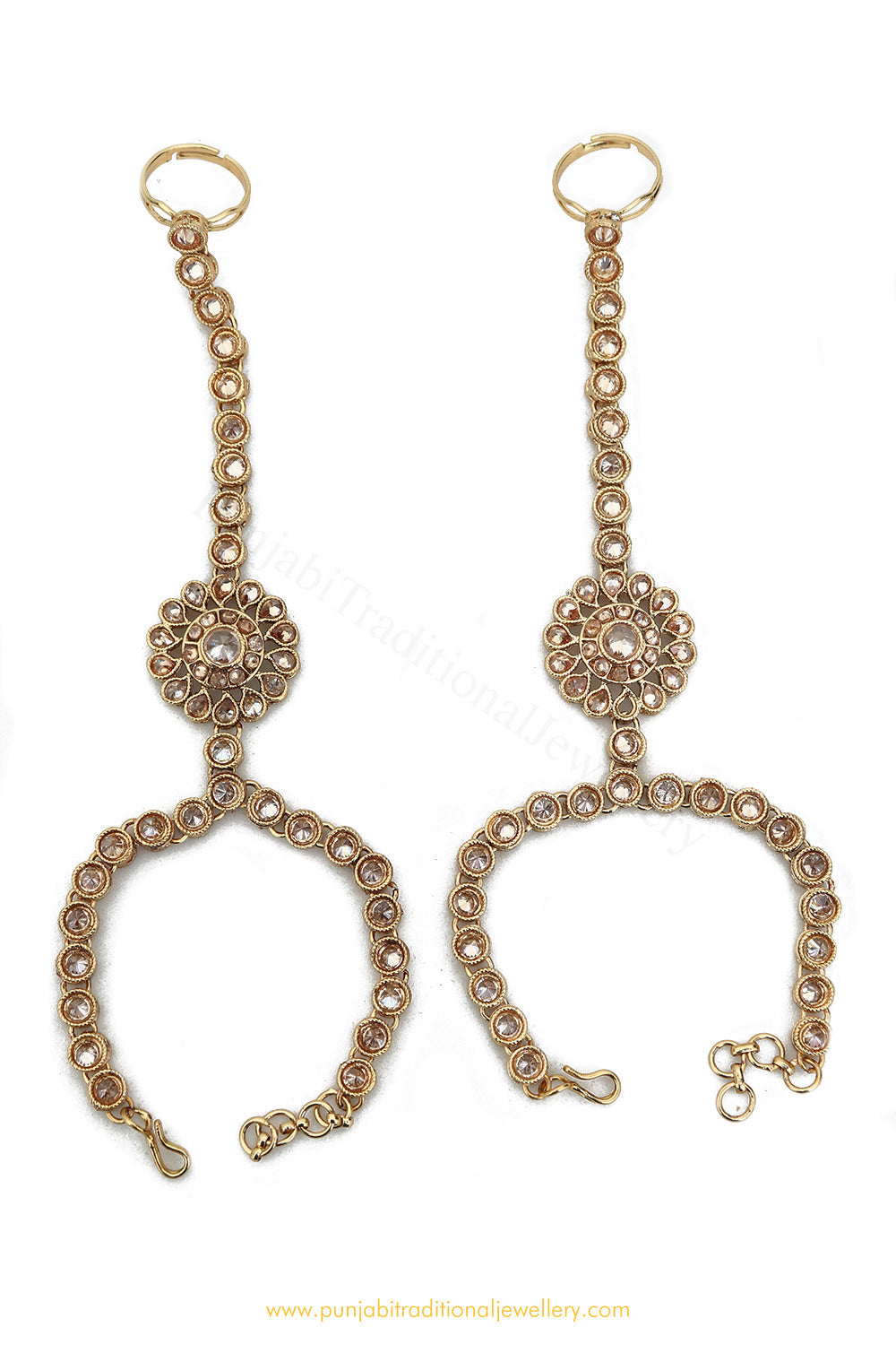 Champagne Stone Hand Pieces By PTJ