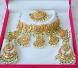 Gold Finished Choker Set By Punjabi Traditional Jewellery