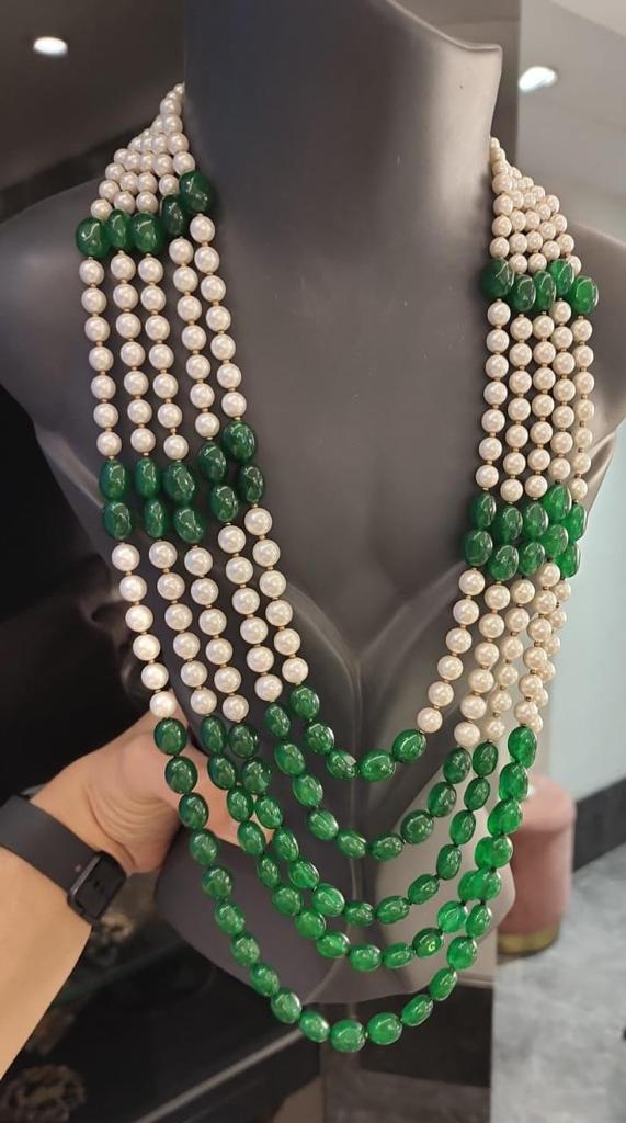 Color Change to Ruby Achkan Mala Mala By Punjabi Traditional Jewellery