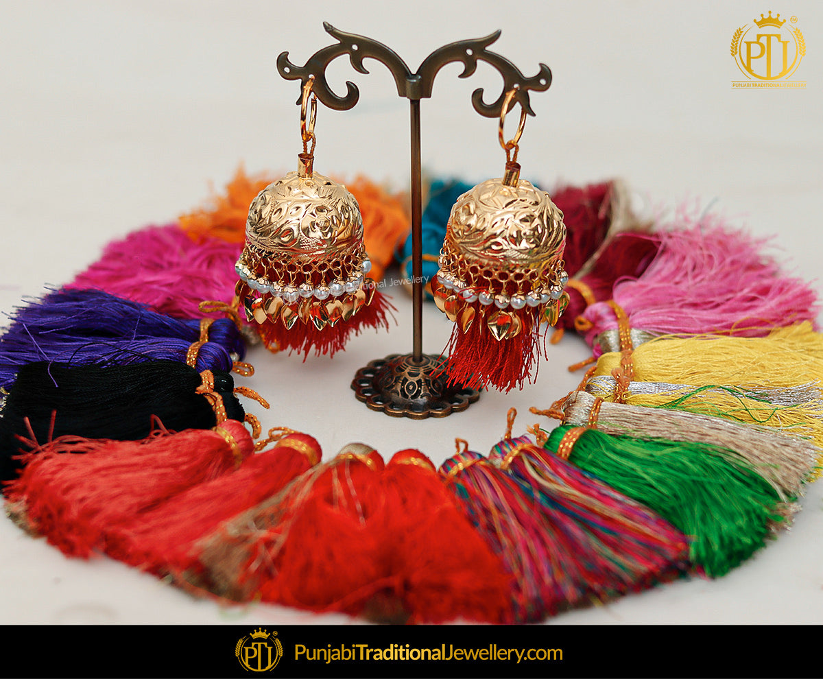Gold Finished Lotton with Changeable Colors By Punjabi Traditional Jewellery